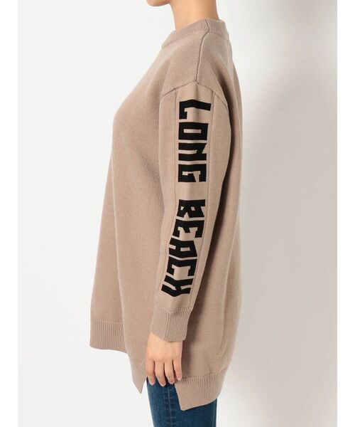 GYDA(ジェイダ)の「LONG BEACH HEMスリットニットTOPS(ニット/セーター・レディース・アイボリー/ベージュ/カーキ・FREE)」の17枚目の写真