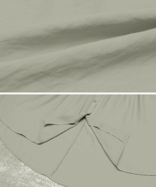 reca（レカ）の「ポプリンギャザーブラウス（シャツ/ブラウス・レディース・ブラック/グレイッシュベージュ・M）」の19枚目の写真