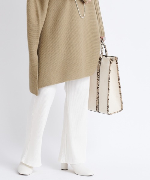 DouDou（ドゥドゥ）の「リブパンツ（その他パンツ・レディース・レッド系その他/グレー/ブラック/オフホワイト・FREE）」の2枚目の写真