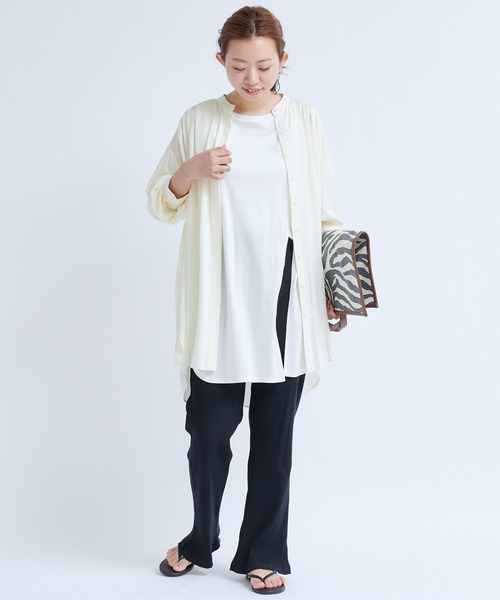 DouDou（ドゥドゥ）の「リブパンツ（その他パンツ・レディース・レッド系その他/グレー/ブラック/オフホワイト・FREE）」の13枚目の写真