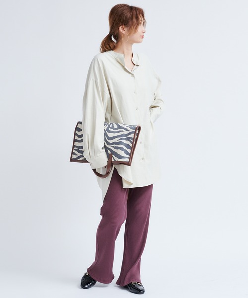 DouDou（ドゥドゥ）の「リブパンツ（その他パンツ・レディース・レッド系その他/グレー/ブラック/オフホワイト・FREE）」の16枚目の写真