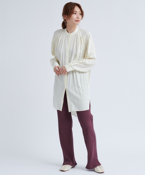 DouDou（ドゥドゥ）の「リブパンツ（その他パンツ・レディース・レッド系その他/グレー/ブラック/オフホワイト・FREE）」の10枚目の写真