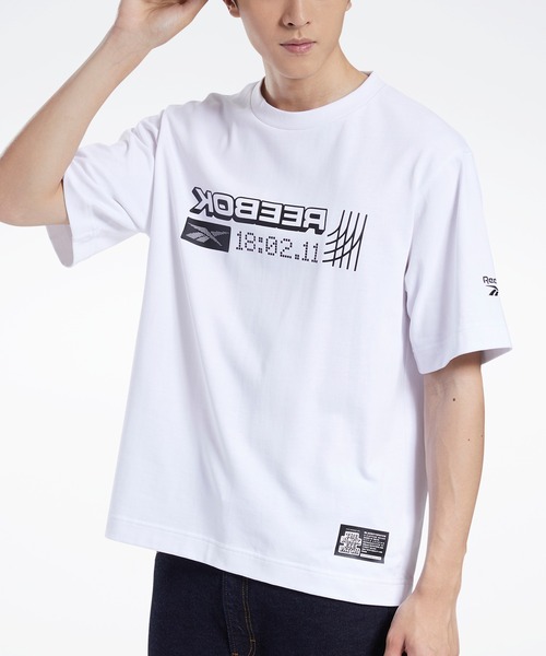Reebok(リーボック)の「BLACK EYE PATCH Tシャツ (Tシャツ/カットソー・メンズ・オレンジ/ホワイト/ダークパープル/ブラック・XX-LARGE/XXX-LARGE/MEDIUM/LARGE/X-LARGE/SMALL)」の10枚目の写真