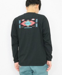 Acoustic（アコースティック）の「Acoustic/アコースティック　 ネイティブロゴロンTEE（Tシャツ/カットソー・メンズ）」