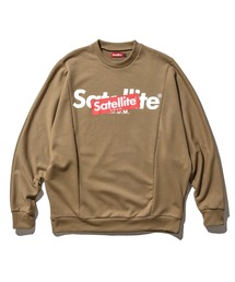 Satellite（サテライト）の「【SATELLITE/サテライト】SHIFT LOGO DOLMAN SLEEVE ビッグシルエットロゴスウェット（スウェット・レディース）」