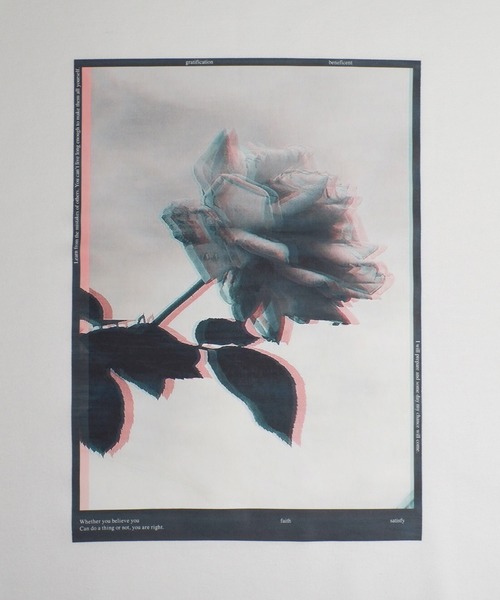 Confirm（コンファーム）の「Confirm / コンファーム 薔薇バックプリントビッグスウェット（スウェット・メンズ・ブラック系その他/ホワイト系その他/ブラック/ホワイト・L/M）」の18枚目の写真