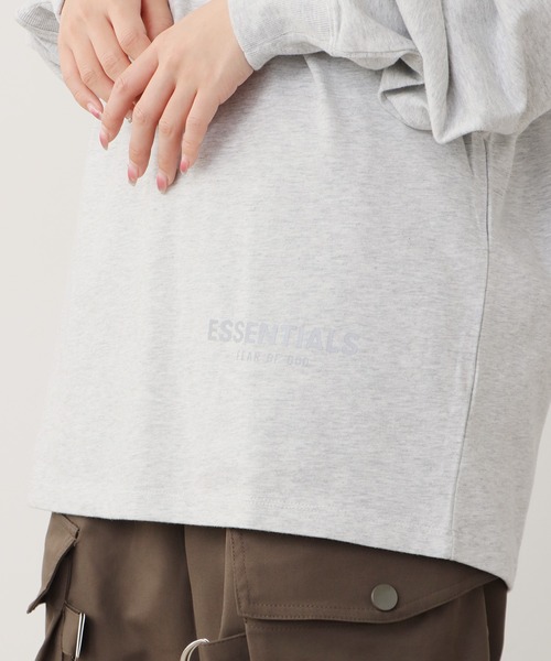 ESSENTIALS エッセンシャルズ 長袖カットソー ロンＴ グレー L セール】FOG ESSENTIALS/エッセンシャルズ RLCT LOGO LS TEE