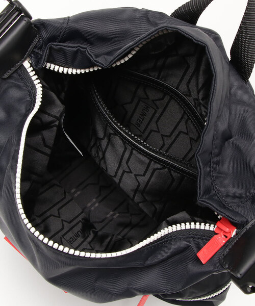 HUNTER(ハンター)の「【 HUNTER / ハンター 】 ORIGINAL MINI BACKPACK NYLON / オリジナル トップクリップ バックパック/リュック- ナイロン UBB6018ACD HUT(バックパック/リュック・レディース・ブラック/ネイビー・FREE)」の5枚目の写真
