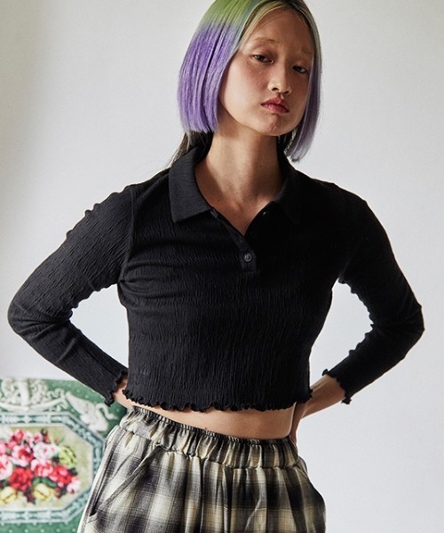 Fun From Fun Smoked Collar Ts スモークカラーティーシャツ Tシャツ カットソー Fun From Fun ファン フロムファン のファッション通販 Zozotown