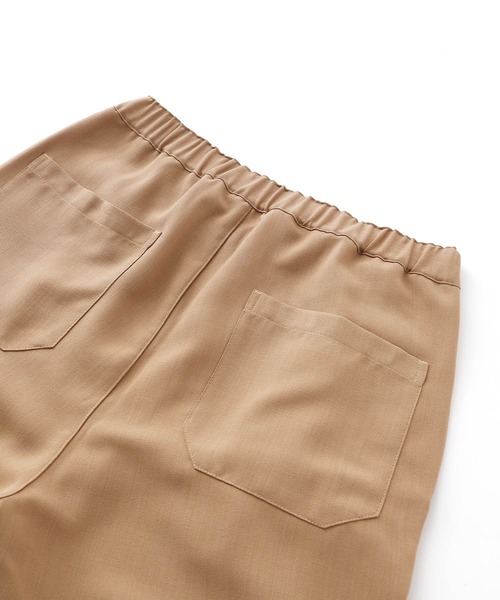 BARK MANHATTAN(バークマンハッタン)の「【セットアップ】テックリネン バンドカラーワーク半袖シャツ&バルーンショーツ(セットアップ・メンズ・ベージュ/オリーブ/グレー系その他/ブルー系その他/パープル系その他/ブラック/ホワイト/ネイビー・M/L)」の18枚目の写真