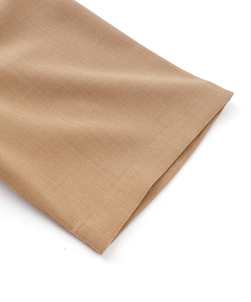 BARK MANHATTAN(バークマンハッタン)の「【セットアップ】テックリネン バンドカラーワーク半袖シャツ&バルーンショーツ(セットアップ・メンズ・ベージュ/オリーブ/グレー系その他/ブルー系その他/パープル系その他/ブラック/ホワイト/ネイビー・M/L)」の15枚目の写真