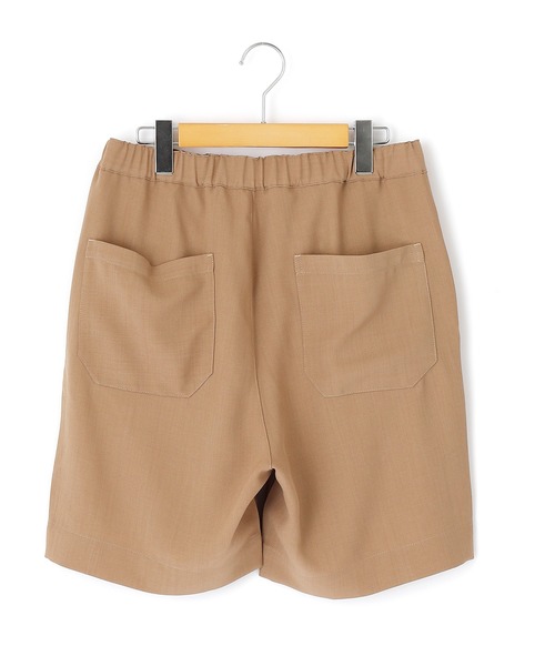 BARK MANHATTAN(バークマンハッタン)の「【セットアップ】テックリネン バンドカラーワーク半袖シャツ&バルーンショーツ(セットアップ・メンズ・ベージュ/オリーブ/グレー系その他/ブルー系その他/パープル系その他/ブラック/ホワイト/ネイビー・M/L)」の12枚目の写真