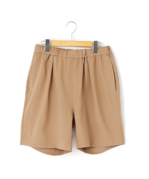 BARK MANHATTAN(バークマンハッタン)の「【セットアップ】テックリネン バンドカラーワーク半袖シャツ&バルーンショーツ(セットアップ・メンズ・ベージュ/オリーブ/グレー系その他/ブルー系その他/パープル系その他/ブラック/ホワイト/ネイビー・M/L)」の11枚目の写真