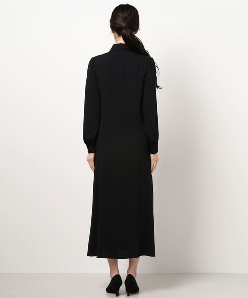 【新品】LOULOU WILLOUGHBY サテンフリルシャツワンピース LOULOU WILLOUGHBY（ルルウィルビー）の「【LOULOU WILLOUGHBY