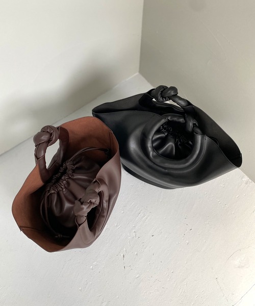 chuclla(チュクラ)の「【chuclla】Knot design set bag cha196(トートバッグ・レディース・ブラック/ブラウン・FREE)」の21枚目の写真