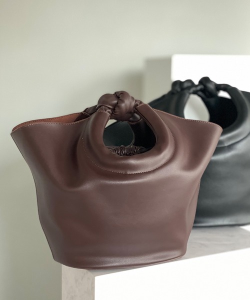 chuclla(チュクラ)の「【chuclla】Knot design set bag cha196(トートバッグ・レディース・ブラック/ブラウン・FREE)」の15枚目の写真