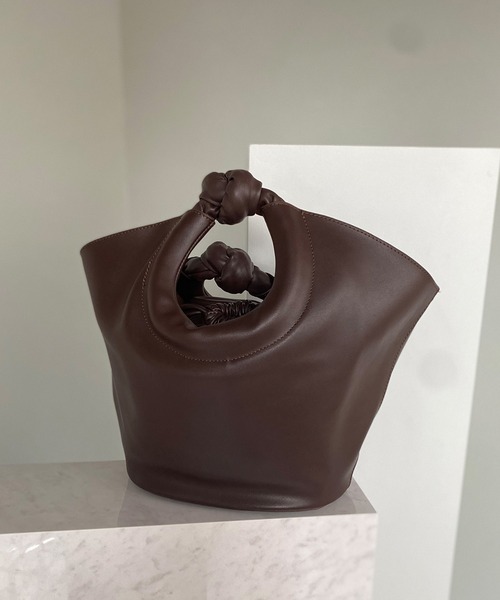 chuclla(チュクラ)の「【chuclla】Knot design set bag cha196(トートバッグ・レディース・ブラック/ブラウン・FREE)」の18枚目の写真