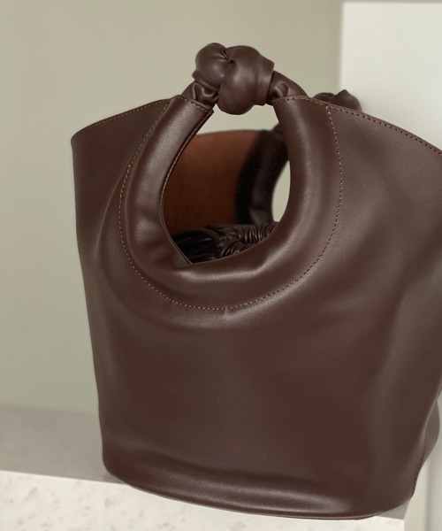 chuclla(チュクラ)の「【chuclla】Knot design set bag cha196(トートバッグ・レディース・ブラック/ブラウン・FREE)」の19枚目の写真