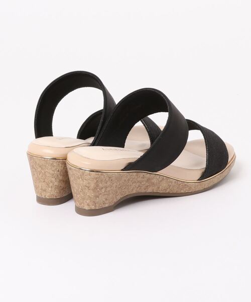 vanitybeauty(バニティービューティー)の「【vanitybeauty】グリッターサンダル(サンダル・レディース・ブラック/ベージュ/ブルー・LL/S/M/L)」の4枚目の写真