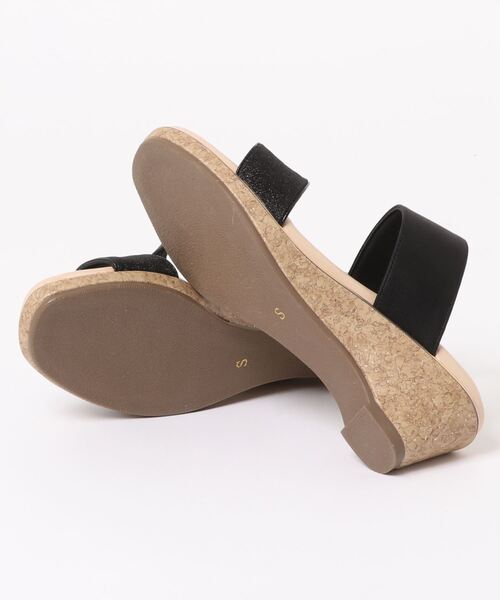 vanitybeauty(バニティービューティー)の「【vanitybeauty】グリッターサンダル(サンダル・レディース・ブラック/ベージュ/ブルー・LL/S/M/L)」の5枚目の写真