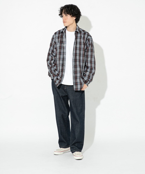 ITEMS URBANRESEARCH（アイテムズ アーバンリサーチ）の「チェックシャツ（シャツ/ブラウス・メンズ・ネイビー/ブラック/ホワイト・LARGE/MEDIUM）」の7枚目の写真