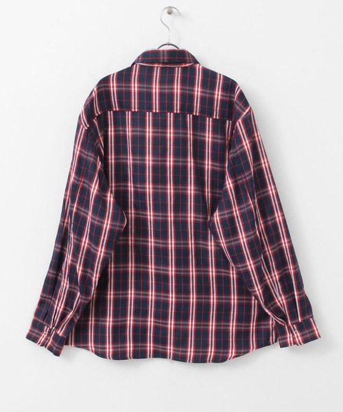 ITEMS URBANRESEARCH（アイテムズ アーバンリサーチ）の「チェックシャツ（シャツ/ブラウス・メンズ・ネイビー/ブラック/ホワイト・LARGE/MEDIUM）」の12枚目の写真