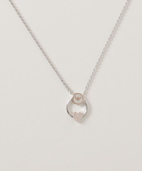 EMPORIO ARMANI（エンポリオアルマーニ）の「エンポリオ・アルマーニ アクセサリー レディース ネックレス シルバー EG3470040（ネックレス・レディース・シルバー・FREE）」の2枚目の写真