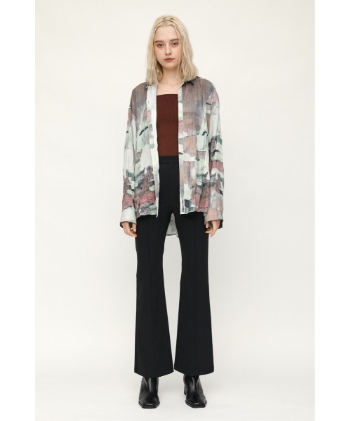 SLY（スライ）の「LIGHTLY STRETCH PT ストレッチ パンツ（スラックス・レディース・ミント/ブラック/ブラウン・2/1）」の9枚目の写真