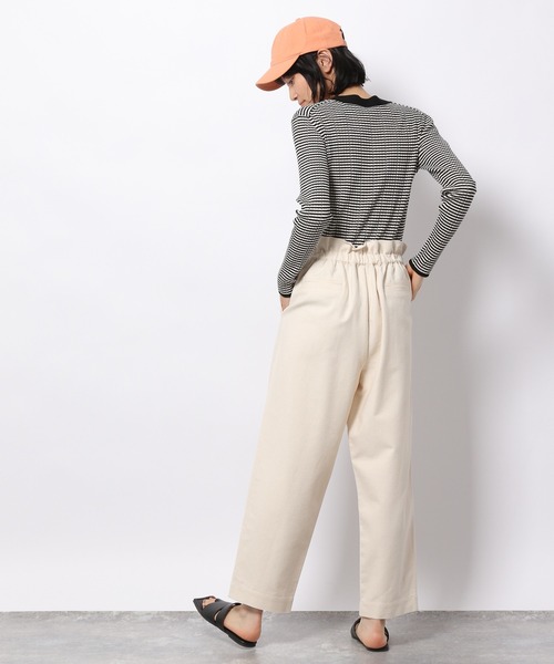 LAKOLE（ラコレ）の「サマーツイードペーパーバッグパンツ / 933517（その他パンツ・レディース・オフホワイト/ネイビー/キャメル・SMALL/MEDIUM）」の12枚目の写真