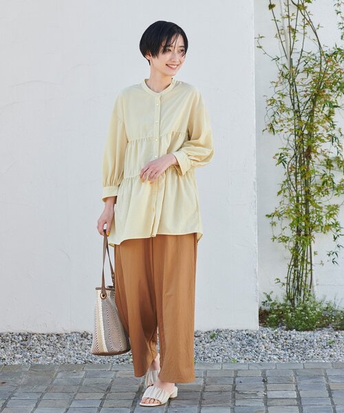 grove（グローブ）の「◆【WEB限定カラーあり】ふんわりギャザーミュール40（サンダル・レディース・ブラック/サックスブルー/アイボリー/イエロー系その他/ライトベージュ/ブラウン系8/グリーン系5/パープル系1・35/45/25）」の22枚目の写真