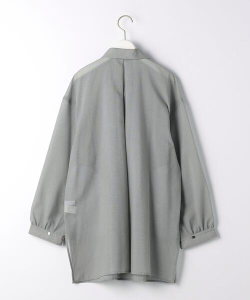 BRACTMENT(ブラクトメント)の「『BRACTMENT(ブラクトメント)』 BM マイクロチェック シアーチュニック(シャツ/ブラウス・レディース・ライトブルー/ダークブラウン/ナチュラル・FREE)」の10枚目の写真