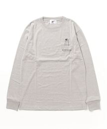 【RDS】天竺プリントポケット付き長袖Tシャツ