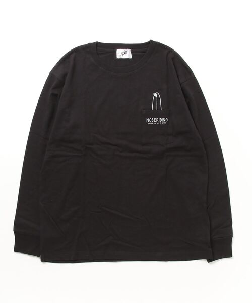 Mag.(マグ)の「【RDS】天竺プリントポケット付き長袖Tシャツ(Tシャツ/カットソー・メンズ・ブラック/グレー系・MEDIUM/LARGE)」の2枚目の写真
