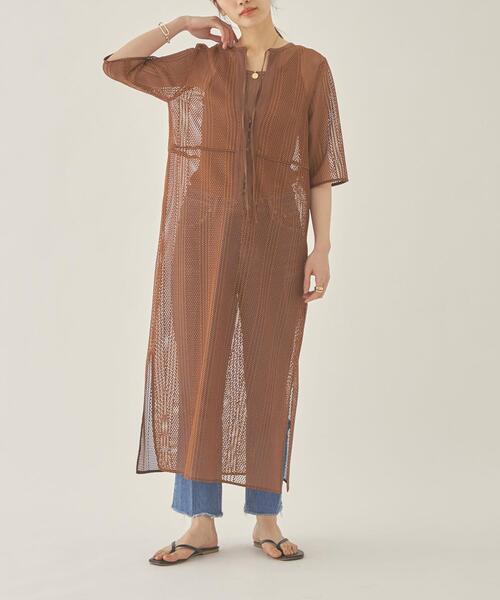 商品詳細 Emmel Refines エメル リファインズ Em ストライプレース 2way ワンピース Green Label Relaxing グリーンレーベル リラクシング 公式通販