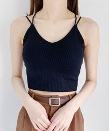 CLEA | カップ付きバッククロスブラトップ(キャミソール)
