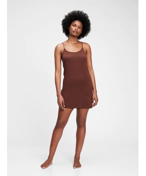 GAP(ギャップ)の「モダール トゥルースリープ エッセンシャル スリップワンピース(インナーウェア/肌着・レディース・ベージュ/ホワイト/ブラウン/ブラック・S/XXS/L/XS/M)」の8枚目の写真