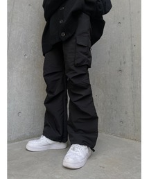 メンズのカーゴパンツ ブラック 黒色系 フレア ブーツカット ファッション通販 Zozotown