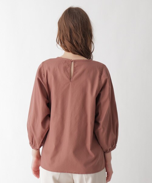 AG by aquagirl（エージーバイアクアガール）の「◆コットンボリュームスリーブブラウス（シャツ/ブラウス・レディース・オフホワイト/キャメル/ガンメタ・38/36）」の12枚目の写真