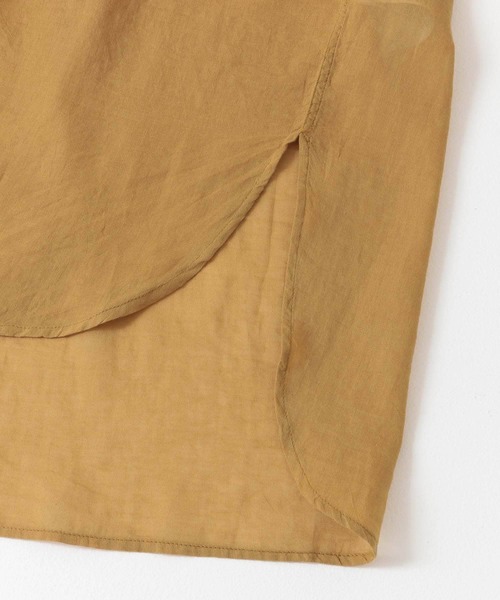 URBAN RESEARCH（アーバンリサーチ）の「コットンボイルオーバーシャツ（シャツ/ブラウス・レディース・オフホワイト/マスタード/チャコールグレー・FREE）」の20枚目の写真