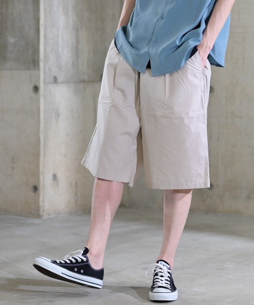 JOHN'S CLOSET（ジョンズクローゼット）の「【2】タイプライターワイドショーツ（その他パンツ・メンズ・ブラック/ベージュ/カーキ/ブルー・MEDIUM/LARGE）」の3枚目の写真