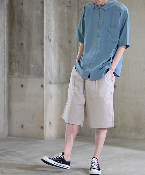 JOHN'S CLOSET（ジョンズクローゼット）の「【2】タイプライターワイドショーツ（その他パンツ・メンズ・ブラック/ベージュ/カーキ/ブルー・MEDIUM/LARGE）」の22枚目の写真