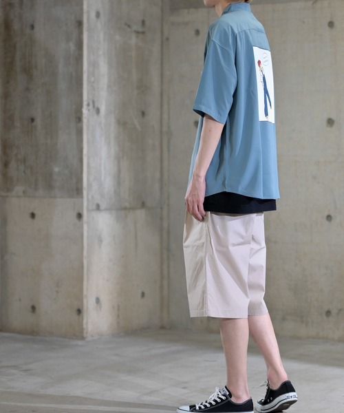 JOHN'S CLOSET（ジョンズクローゼット）の「【2】タイプライターワイドショーツ（その他パンツ・メンズ・ブラック/ベージュ/カーキ/ブルー・MEDIUM/LARGE）」の15枚目の写真