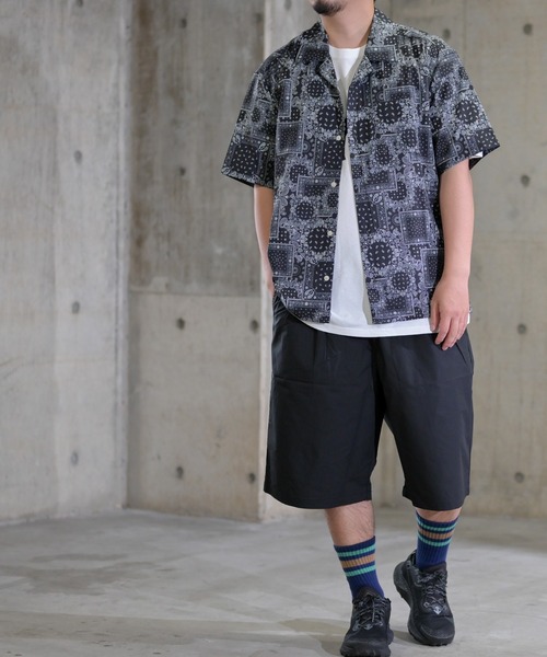 JOHN'S CLOSET（ジョンズクローゼット）の「【2】タイプライターワイドショーツ（その他パンツ・メンズ・ブラック/ベージュ/カーキ/ブルー・MEDIUM/LARGE）」の6枚目の写真