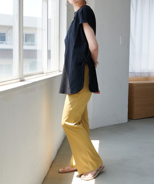 DISCOAT（ディスコート）の「【前後2WAY】ピンタックハシゴレースブラウス（シャツ/ブラウス・レディース・オフホワイト/ブラック/ピンク・FREE）」の20枚目の写真