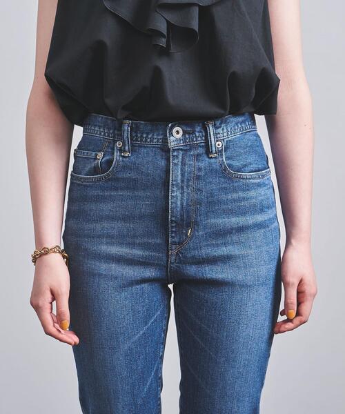 UNITED ARROWS（ユナイテッドアローズ）の「UWCC DENIM スリムパンツ†（デニムパンツ・レディース・ブラック/コバルトブルー・40/38/36）」の6枚目の写真