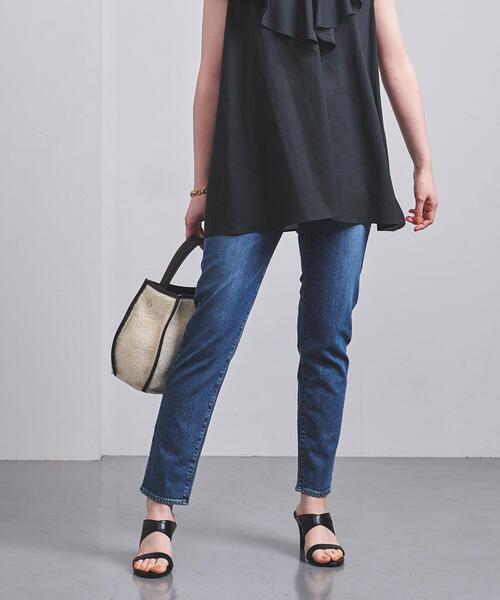 UNITED ARROWS（ユナイテッドアローズ）の「UWCC DENIM スリムパンツ†（デニムパンツ・レディース・ブラック/コバルトブルー・40/38/36）」の12枚目の写真