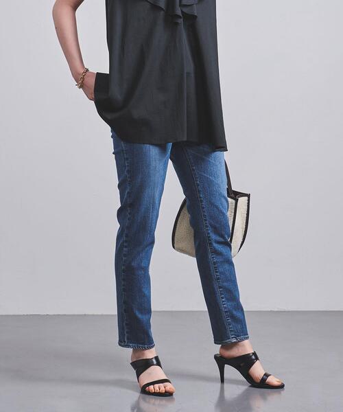 UNITED ARROWS（ユナイテッドアローズ）の「UWCC DENIM スリムパンツ†（デニムパンツ・レディース・ブラック/コバルトブルー・40/38/36）」の13枚目の写真