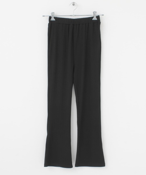 URBAN RESEARCH Sonny Label（アーバンリサーチサニーレーベル）の「ランダムリブセミフレアパンツ（その他パンツ・レディース・ブラック/オフホワイト・FREE）」の13枚目の写真