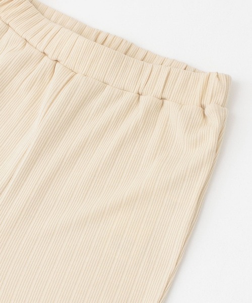 URBAN RESEARCH Sonny Label（アーバンリサーチサニーレーベル）の「ランダムリブセミフレアパンツ（その他パンツ・レディース・ブラック/オフホワイト・FREE）」の8枚目の写真