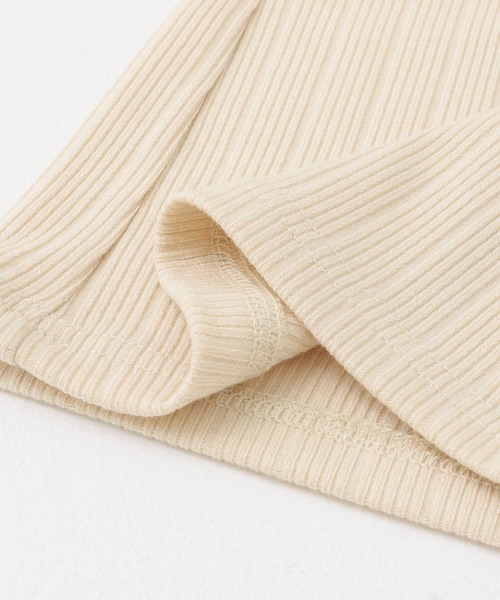 URBAN RESEARCH Sonny Label（アーバンリサーチサニーレーベル）の「ランダムリブセミフレアパンツ（その他パンツ・レディース・ブラック/オフホワイト・FREE）」の6枚目の写真